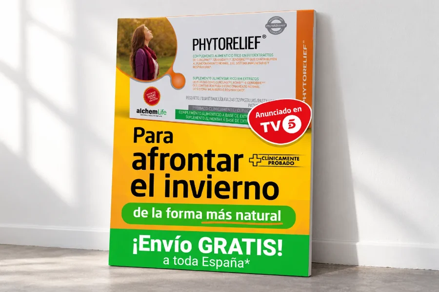 Buenisano · banners de Phytorelief: presentación en panel