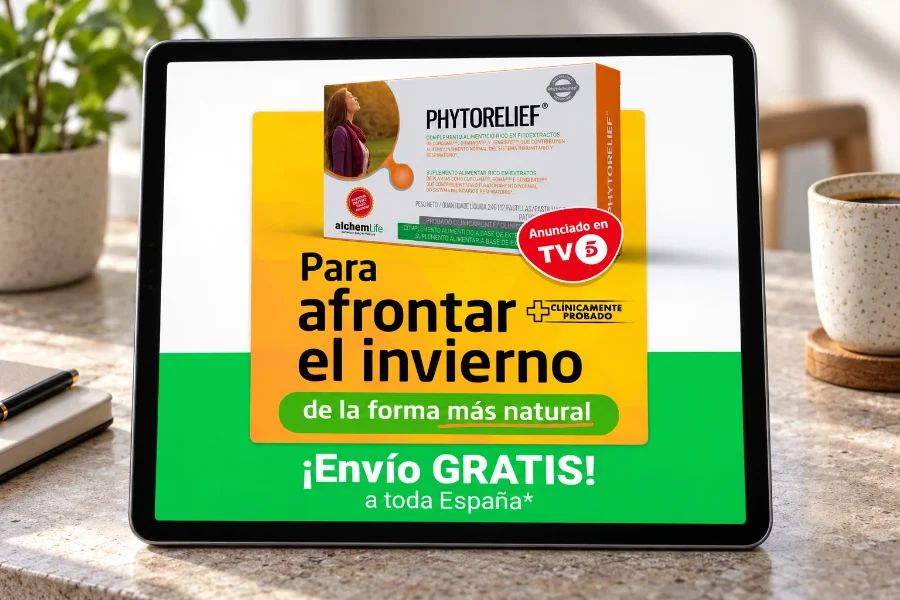 Buenisano · banners de Phytorelief: banner en la tableta