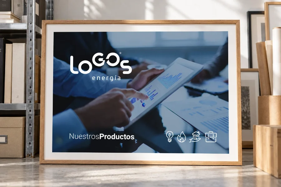 LoGOs Energía · presentación corporativa 2023: diseño enmarcado