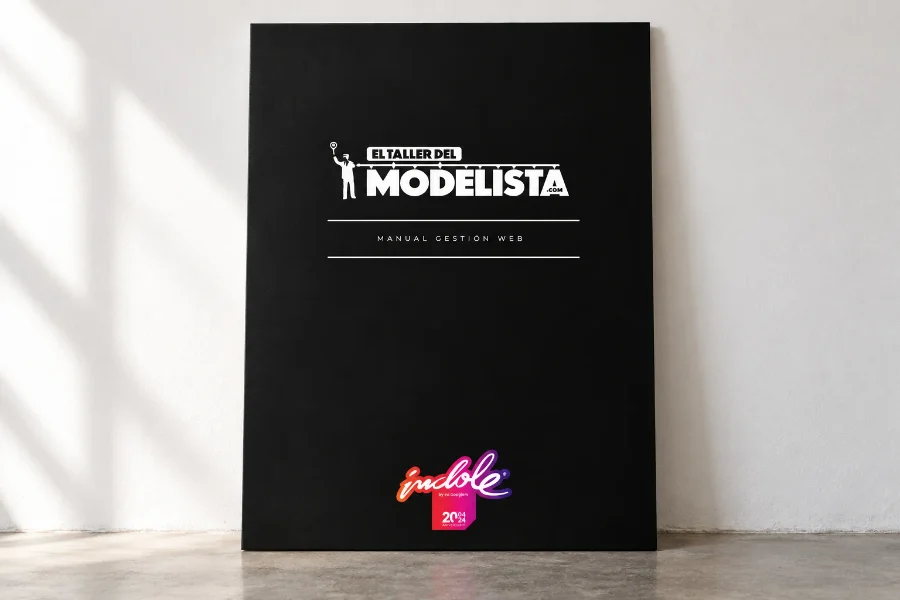 El Taller del Modelista · manual de la web: presentación en panel