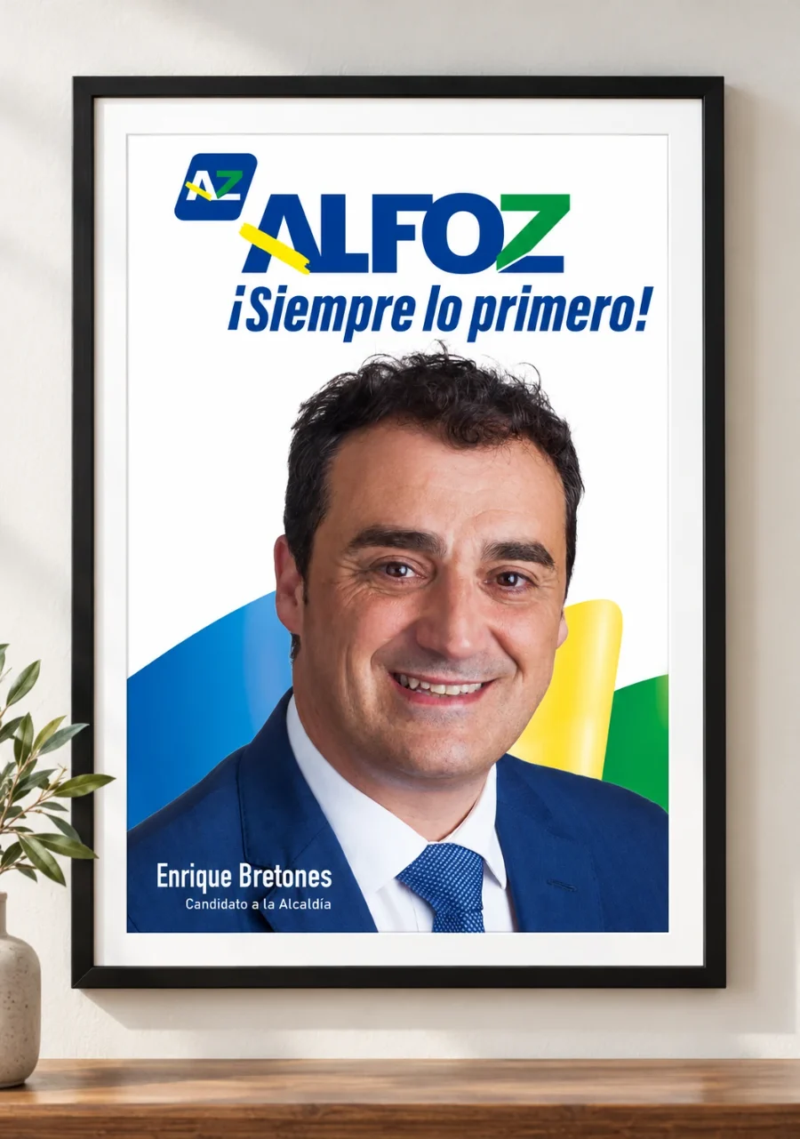 Alfoz de Lloredo · cartelería 2019: cartel enmarcado