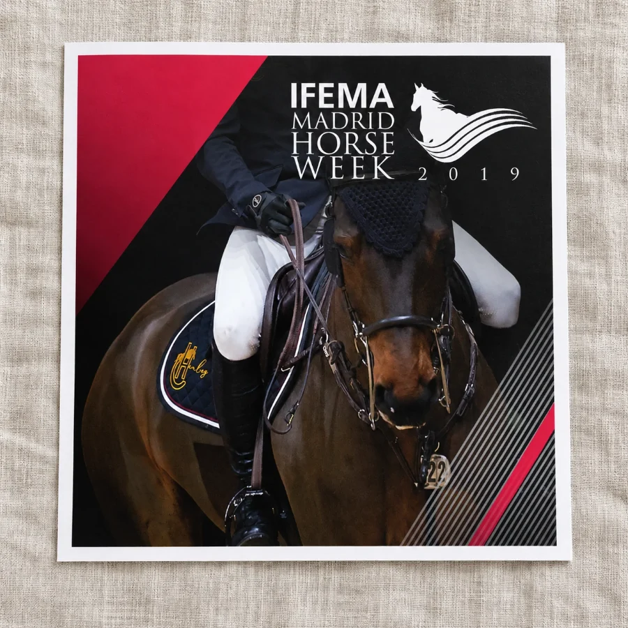 Oxer · Madrid Horse Week 2019: diseño impreso