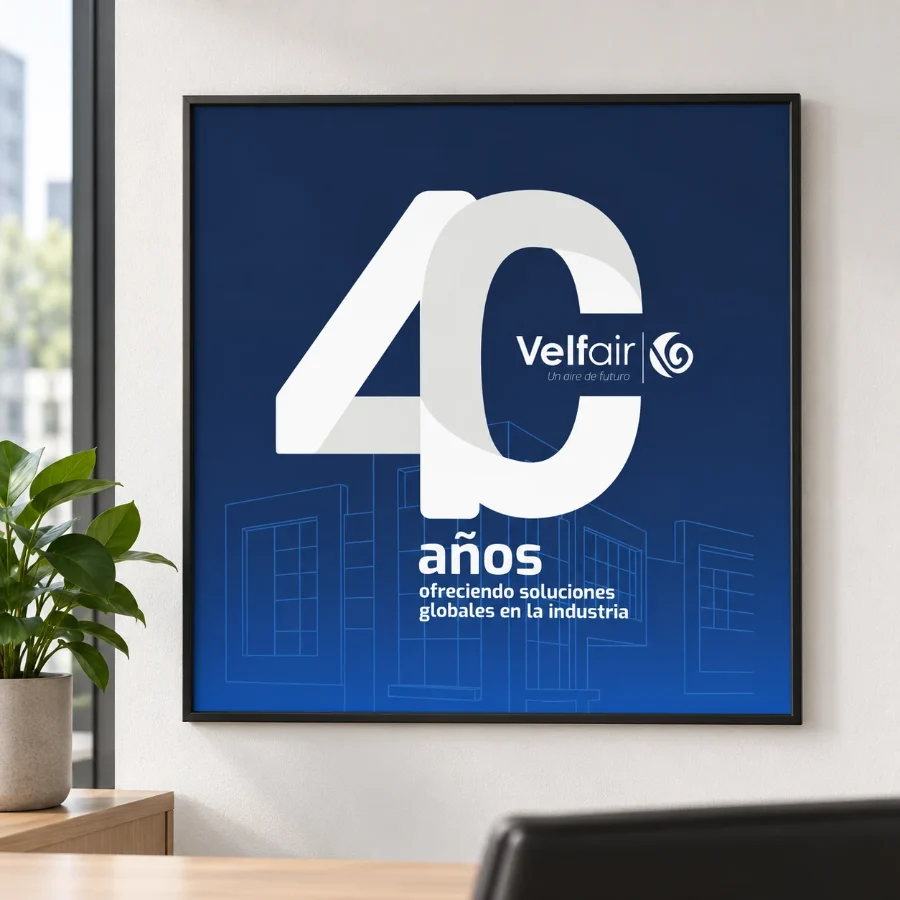 Velfair · 40 aniversario: campaña enmarcada