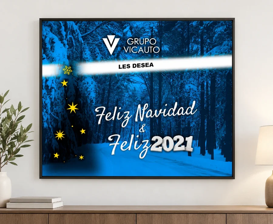 Grupo Vicauto · Navidad 2019-2020: felicitación enmarcada (1 de 2)