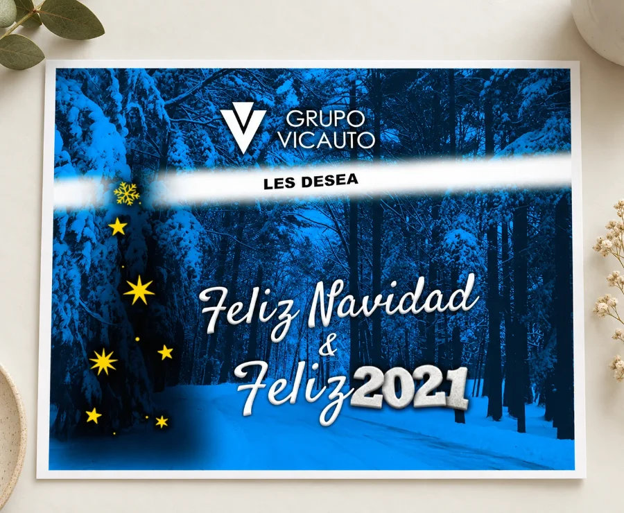 Grupo Vicauto · Navidad 2019-2020: felicitación impresa (1 de 2)