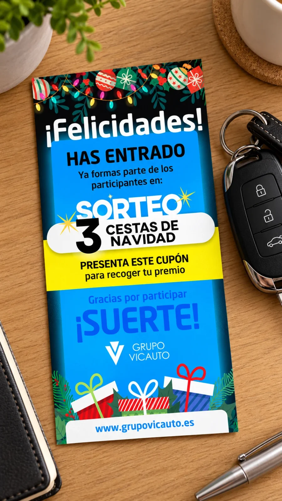 Grupo Vicauto · Navidad 2019-2020: cupón impreso (3 de 3)