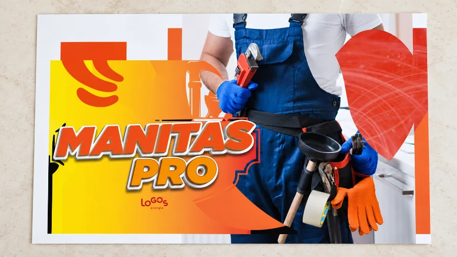 LoGOs · Manitas Pro: diseño impreso