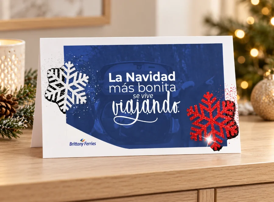 Brittany Ferries · felicitación de Navidad 2019: felicitación