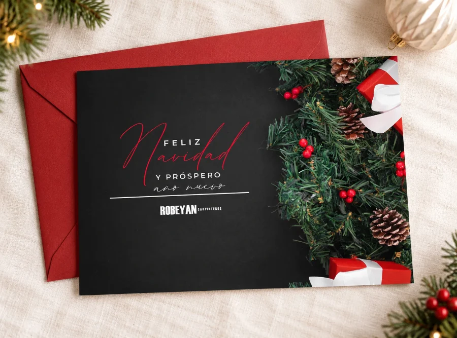 Robeyan · felicitación de Navidad 2019: felicitación impresa