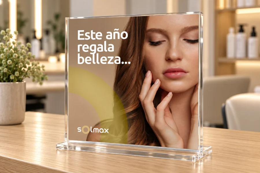 Solmax · redes sociales 2021: publicación en expositor