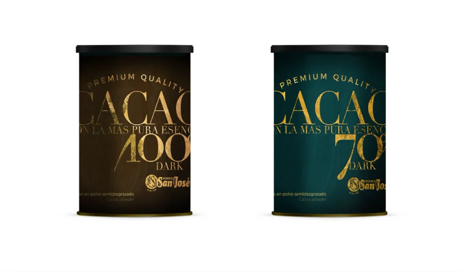 HSJ Cacao · etiquetas 70 % y 100 %: etiqueta (5 de 6)