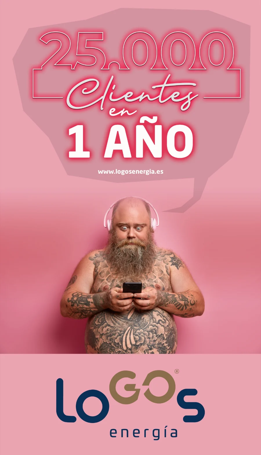 LoGOs Energía · primer aniversario: roll-up (4 de 6)