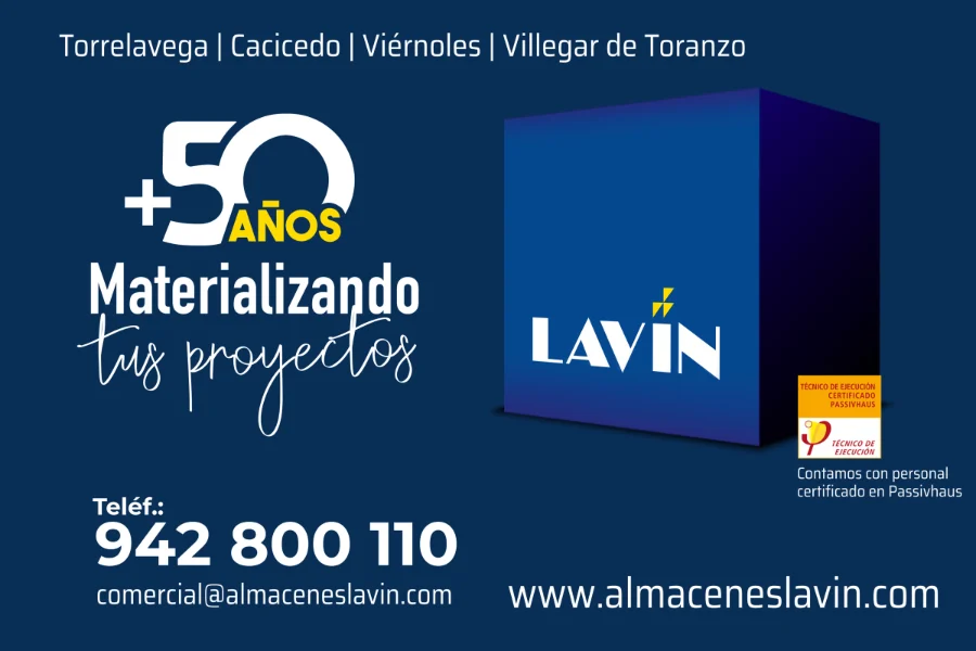 Almacenes Lavín · identidad y 50 años: lona (1 de 2)