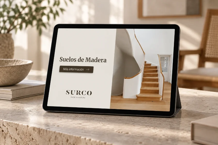 Surco · suelos de madera para TPI Store: aplicación (2 de 8)