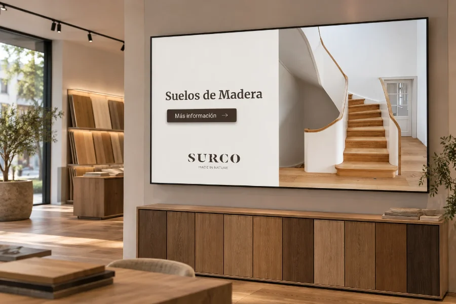 Surco · suelos de madera para TPI Store: aplicación (3 de 8)