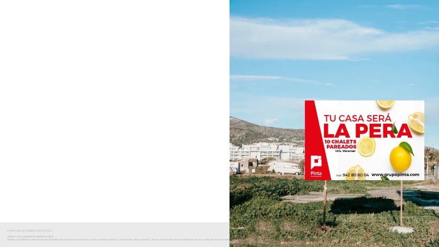 Construcciones Pinta · campañas de venta: valla (4 de 9)