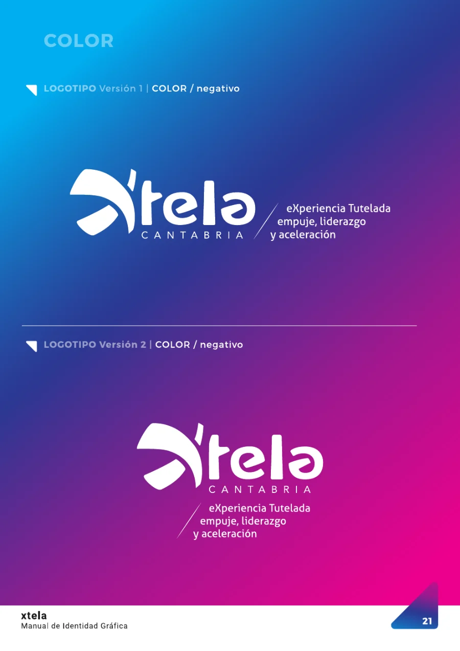 Xtela Cantabria · identidad: aplicación (6 de 6)