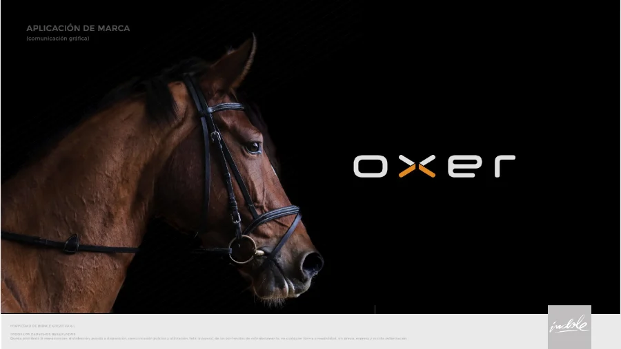 Oxer · restyling y aplicaciones de marca: aplicación