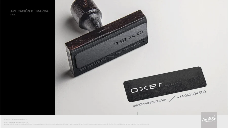 Oxer · restyling y aplicaciones de marca: aplicación (4 de 9)
