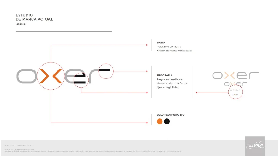 Oxer · restyling y aplicaciones de marca: aplicación (9 de 9)