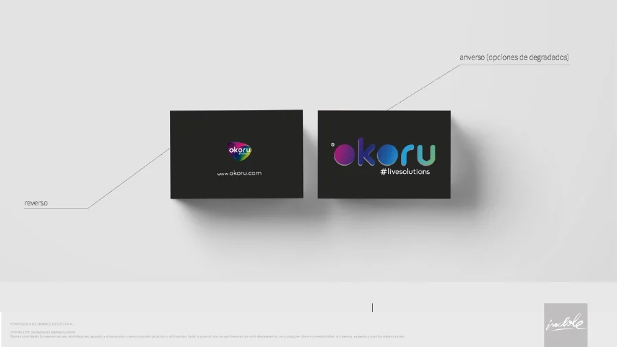 Okoru · creación de marca: aplicación (2 de 9)