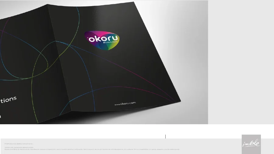 Okoru · creación de marca: aplicación (4 de 9)