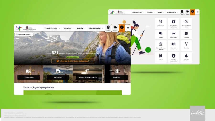 Camino Lebaniego · web: web