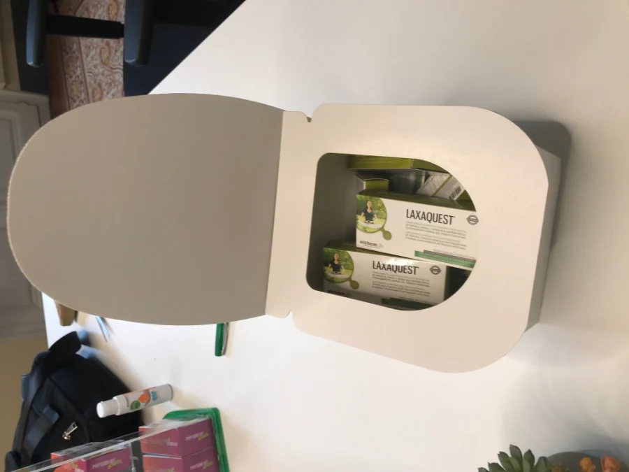 Alchemlife · LAXAQUEST, expositor: expositor montado (1 de 2)