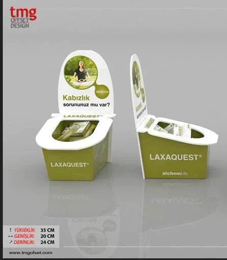 Alchemlife · LAXAQUEST, expositor: dispensador para Turquía