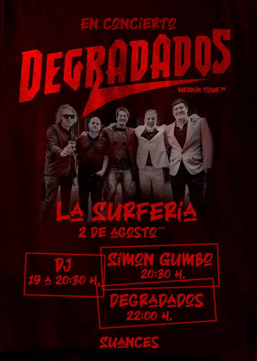 Degradados · conciertos: entrada New Moon