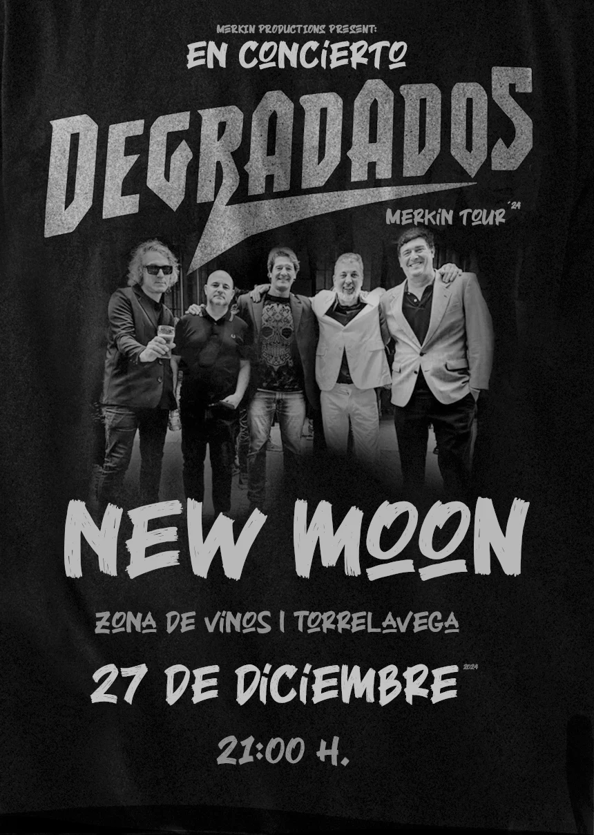 Degradados · conciertos: cartel Bar Peñas Arriba