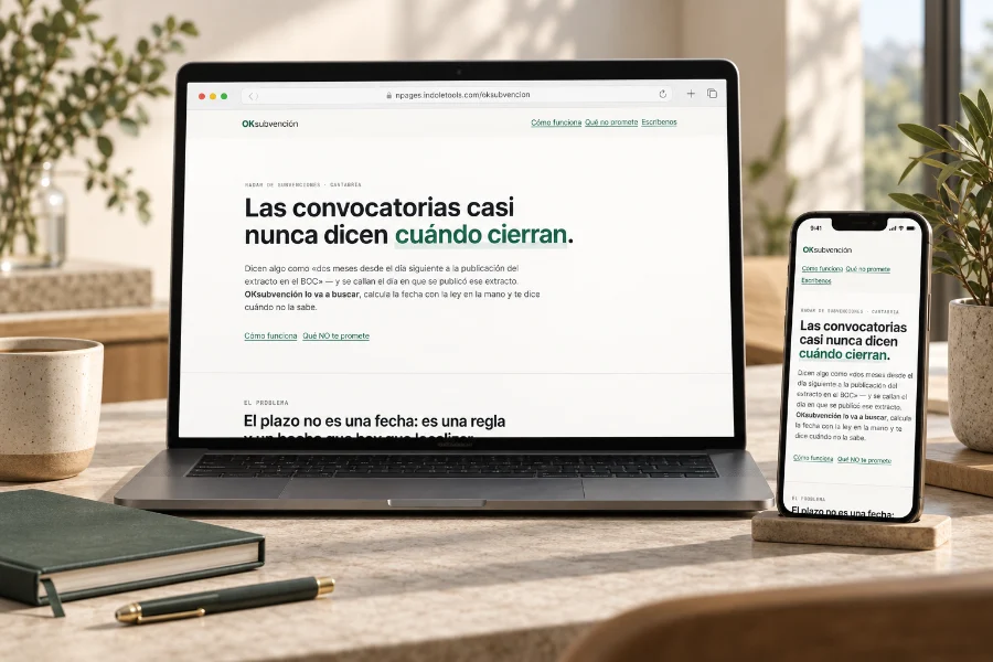 OKsubvención: presentación del producto