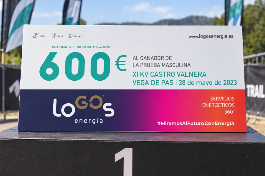 LoGOs · KV Castro Valnera: cheque del premio