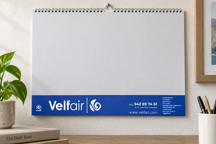 Velfair · catálogo y calendario: calendario