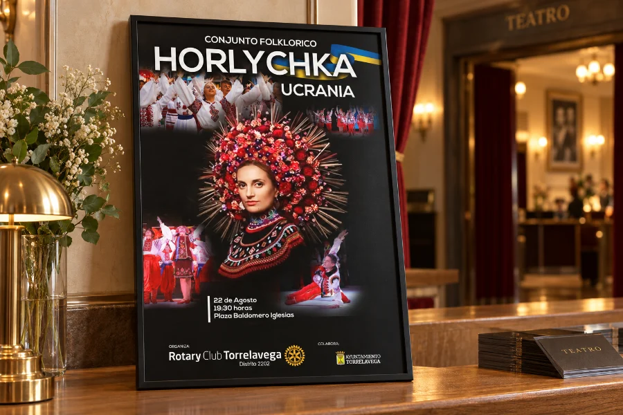 Folk por Ucrania · Rotary: cartel