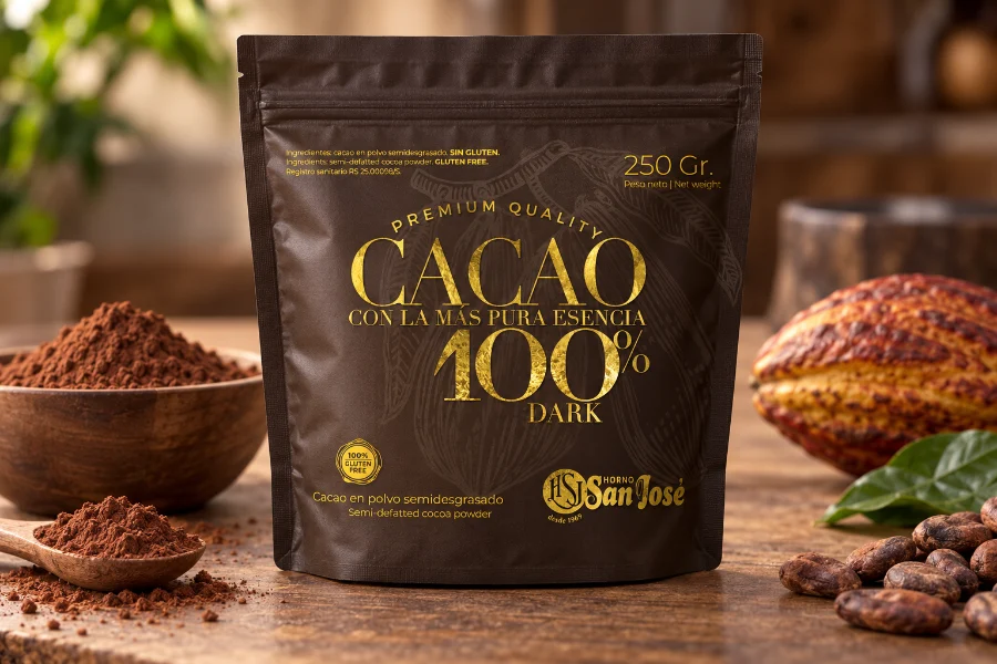 HSJ Cacao: envase