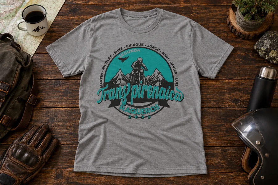 Raqueros · Transpirenaica 2023: camiseta