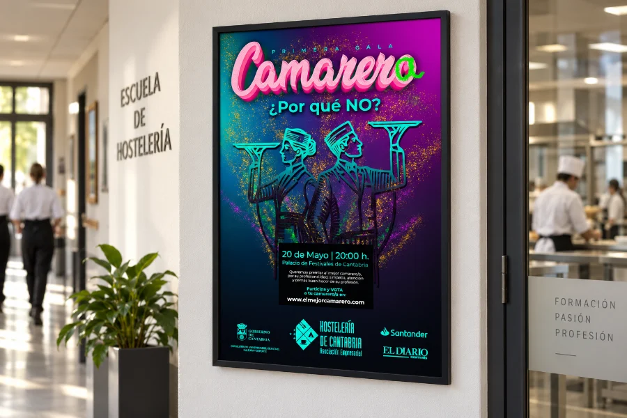 Gala del camarero: cartel (1 de 2)