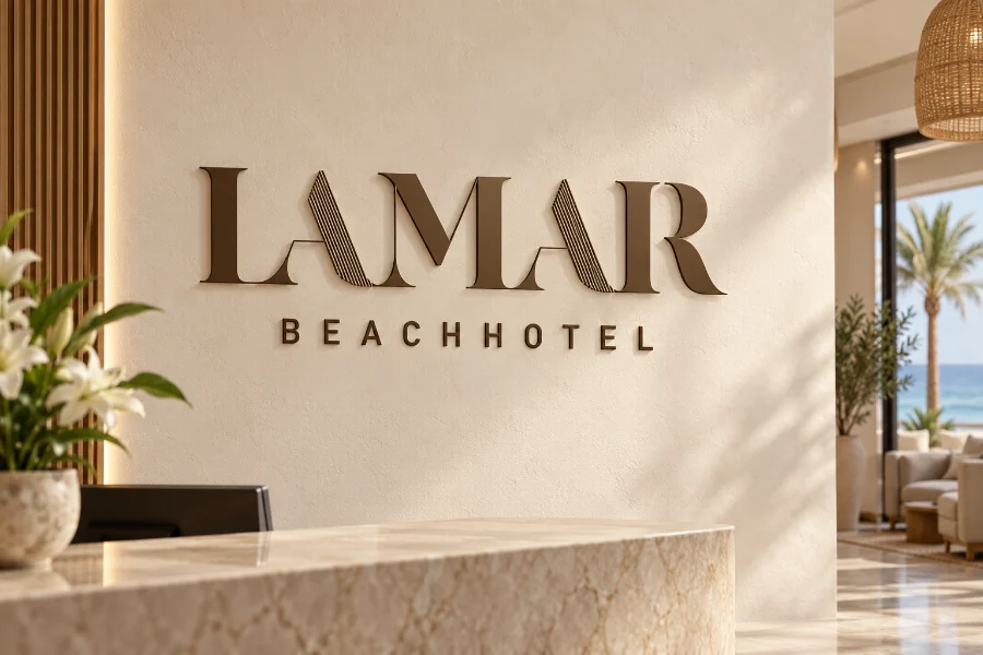 Lamar Hotel: rótulo