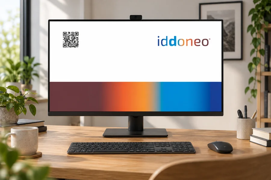 Iddoneo · firma, redes y LinkedIn: pantalla
