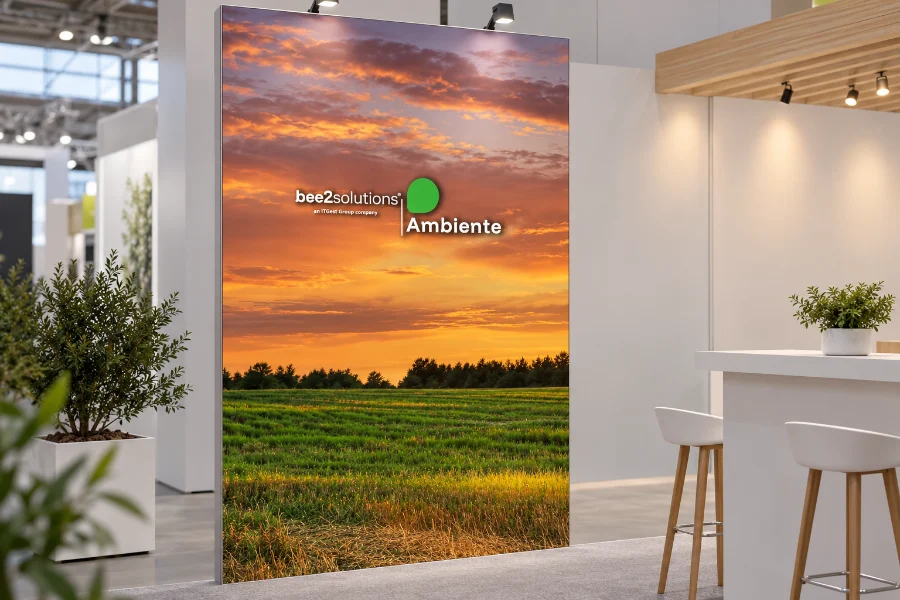 Bee2Solutions · stand de medio ambiente: stand (1 de 2)