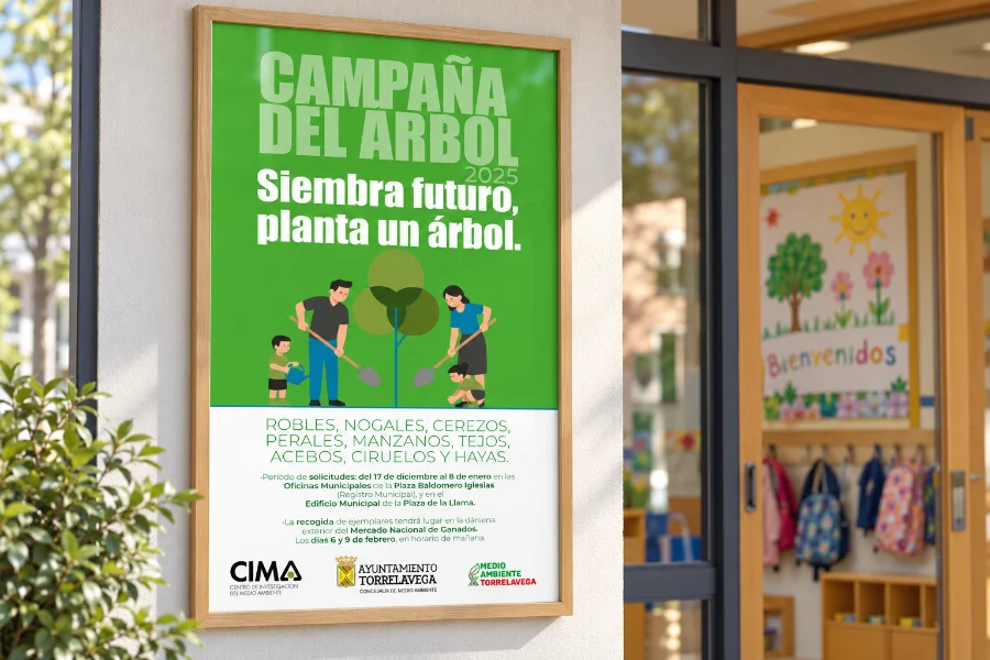 Campaña del árbol 2025: cartel