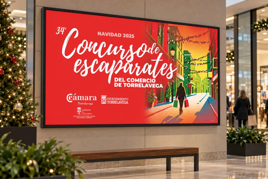 Concurso de escaparates: pantalla