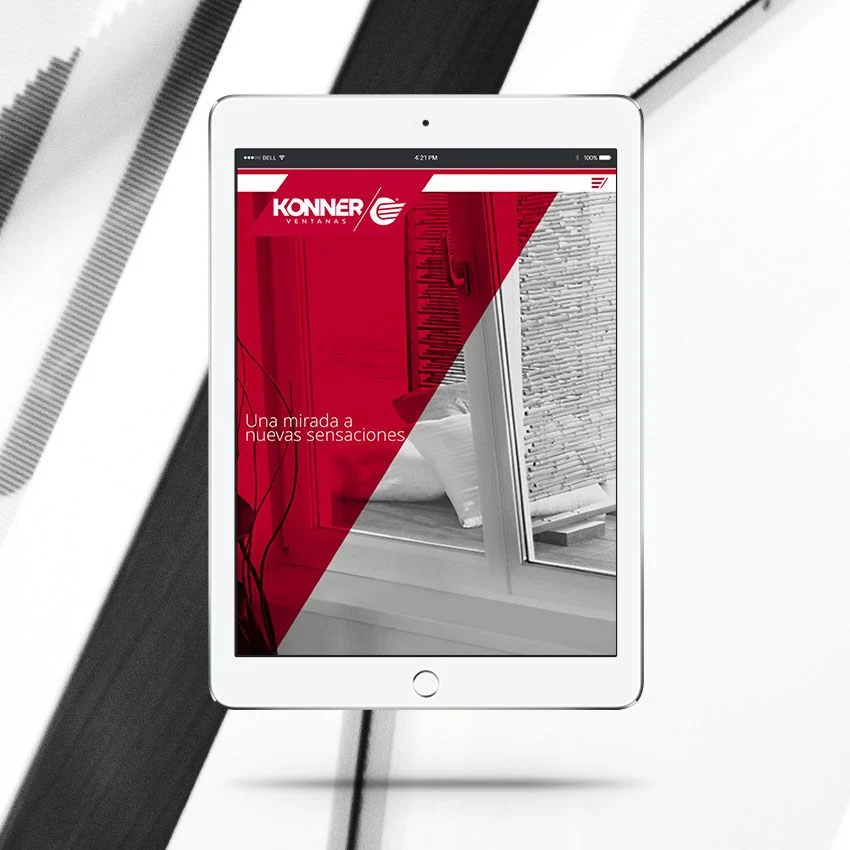 Konner Ventanas · restyling, catálogo y web: identidad (6 de 9)