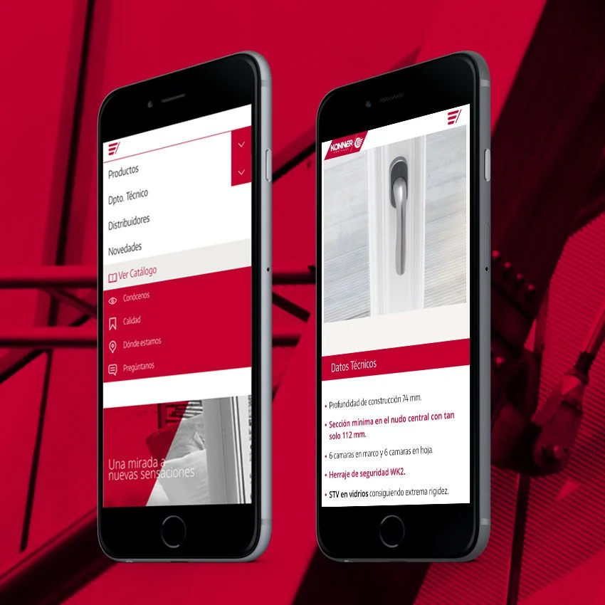 Konner Ventanas · restyling, catálogo y web: identidad (7 de 9)
