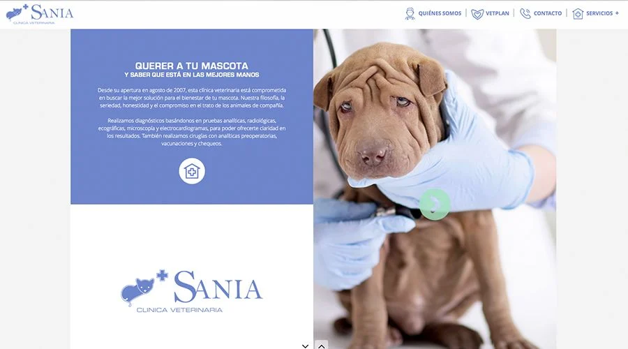 Sania Veterinaria · web: web
