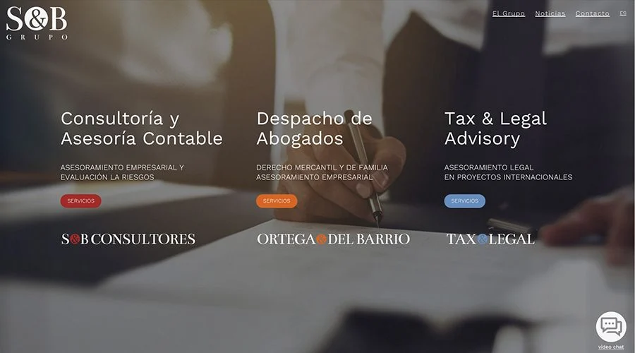 S&B Grupo · webs: web (4 de 4)