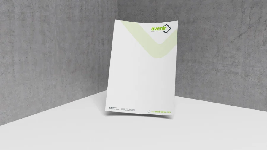 Avenir Obras · identidad y web: identidad (1 de 6)