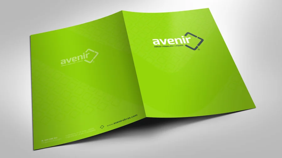 Avenir Obras · identidad y web: identidad (2 de 6)