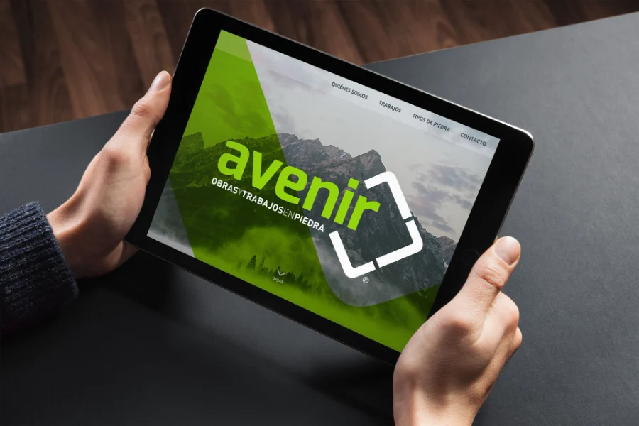 Avenir Obras · identidad y web: identidad (5 de 6)